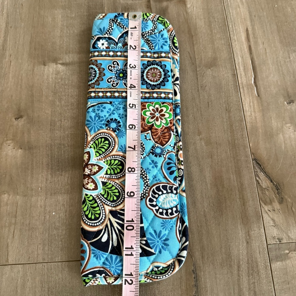 Vera Bradley‎ Bali Blue Curling Iron Holder Straightener Paisley Quilted - Picture 2 of 6